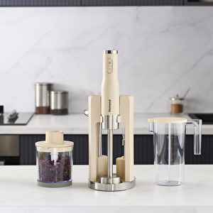 Homend Artfood 1925h El Blender Seti Krem görseli 1