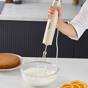 Homend Artfood 1925h El Blender Seti Krem görseli 2