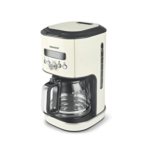 Homend Vintage Coffeebreak 5027H Filtre Kahve Makinesi Krem görseli 10