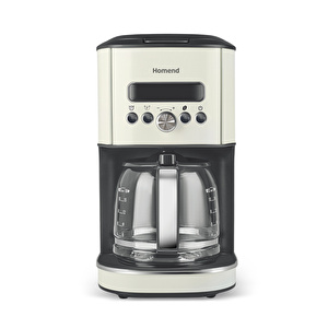 Homend Vintage Coffeebreak 5027H Filtre Kahve Makinesi Krem görseli 9