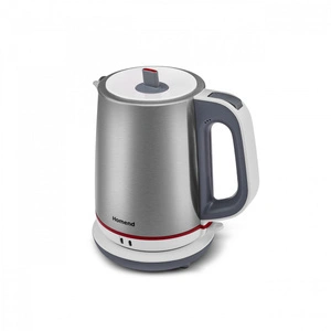 Homend Royaltea 1751H Cam Demlikli Inox Çay Makinesi Beyaz görseli 2