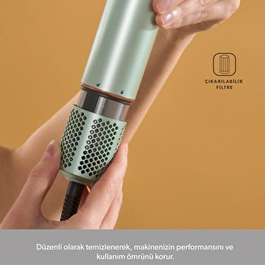 Homend Hairmony 4606H Saç Şekillendirme ve Kurutma Seti Su Yeşili görseli 9