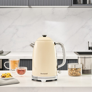 Homend Vintage Heatrow 1627H Kettle Su Isıtıcısı 2200W Krem görseli 1