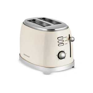Homend Vintage Breadfast 1527H 2 Dilim Kapasiteli Ekmek Kızartma Makinesi Krem görseli 6