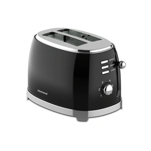 Homend Vintage Breadfast 1527H 2 Dilim Kapasiteli Ekmek Kızartma Makinesi Siyah  görseli 8