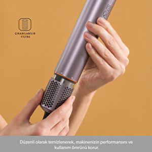 Homend Hairmony 4606H Saç Şekillendirici ve Kurutma Seti Mor görseli 8