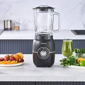 Homend Blendsetter 1928H Cam Sürahili Table Blender 1,5L 1200W görseli 1