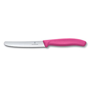 Victorinox Tırtıklı Domates Bıçağı Pembe 11 cm görseli 1