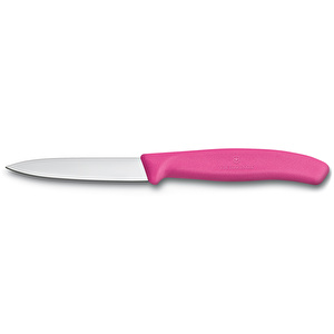 Victorinox Soyma Bıçağı Sivri Pembe 8 cm görseli 2
