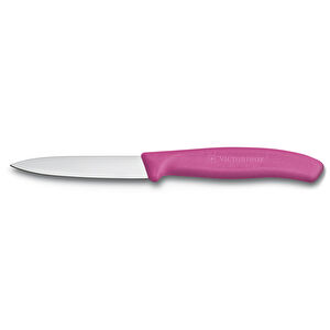 Victorinox Soyma Bıçağı Sivri Pembe 8 cm görseli 1