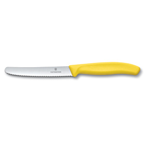 Victorinox Tırtıklı Domates Bıçağı Sarı 11 cm görseli 2