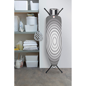 Brabantia 001-01- 124x38cm (B) Titan Oval Desenli Ütü Masası görseli 1