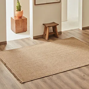Kaşmir Halı 7/24 Kilim Jüt Assos 100x200 cm görseli 1