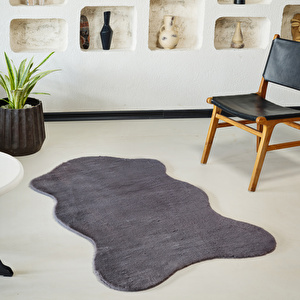 Kaşmir Halı 7/24 Cosy Premium Antrasit 100x140 cm görseli 1