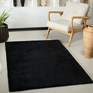 Kaşmir Halı 7/24 Cosy Premium Siyah 120x180 cm görseli 1