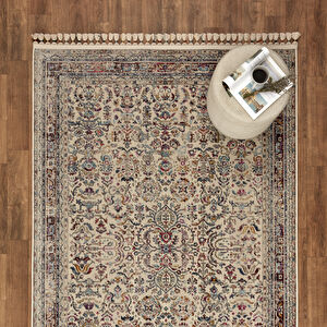 Kaşmir Halı 7/24 Kilim Jüt Rose 50x80 cm görseli 1