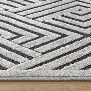 Kaşmir Halı 7/24 İskandinav Olav Gri 160x230 cm görseli 5