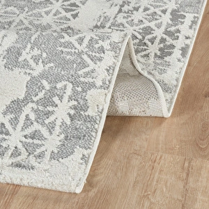 Kaşmir Halı 7/24 Sahara Marta Gri 80x300 cm görseli 4