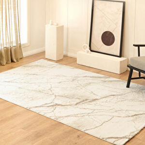 Kaşmir Halı 7/24 Sahara Blanca Bej 80x300 cm görseli 1