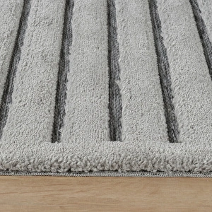 Kaşmir Halı Süpersoft Liona Grey 50x80 cm görseli 5