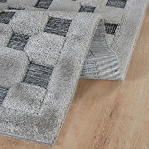 Kaşmir Halı Süpersoft Joy Grey 120x180 cm görseli 4