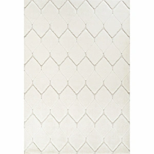 Kaşmir Halı Süpersoft Grace White 200x290 cm görseli 2