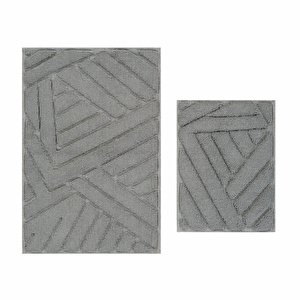 Kaşmir Home Gustav Paspas Gri 60x90-40x60 cm görseli 3