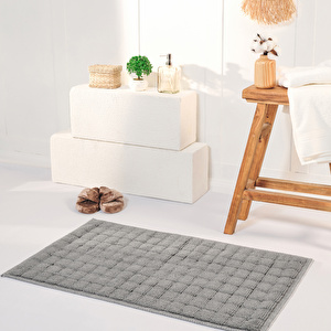 Kaşmir Home Carre Paspas Gri 60x100 cm görseli 1