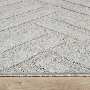 Kaşmir Halı İskandinav Frida Grey 80x300 cm görseli 6