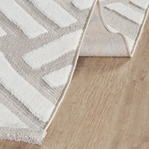 Kaşmir Halı İskandinav Frida Beige 80x150 cm görseli 4