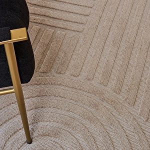 Kaşmir Halı İskandinav Rune Beige 80x150 cm görseli 3