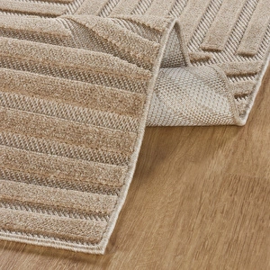 Kaşmir Halı İskandinav Rune Beige 100x300 cm görseli 6