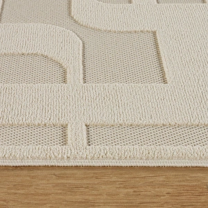 Kaşmir Halı İskandinav Tora White 80x300 cm görseli 6