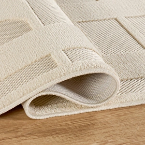 Kaşmir Halı İskandinav Tora White 100x300 cm görseli 4
