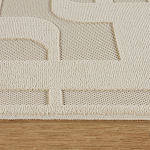 Kaşmir Halı İskandinav Tora White 100x300 cm görseli 6