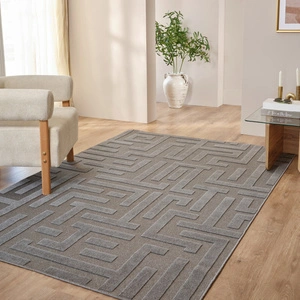 Kaşmir Halı İskandinav Roar Gray 80x150 cm görseli 1