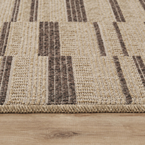 Kaşmir Halı Kilim Jüt Ravon Brown 50x80 cm görseli 5