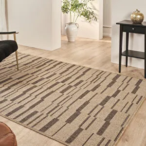 Kaşmir Halı Kilim Jüt Ravon Brown 50x80 cm