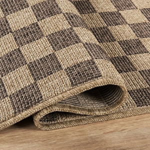 Kaşmir Halı Kilim Jüt Dorne Brown 160x230 cm görseli 4