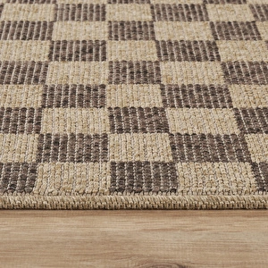 Kaşmir Halı Kilim Jüt Dorne Brown 160x230 cm görseli 5