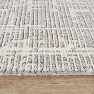 Kaşmir Halı 7/24 İskandinav Sten Gri 120x180 cm görseli 5