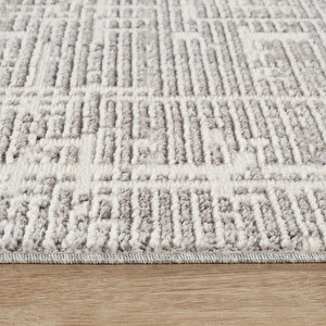 Kaşmir Halı 7/24 İskandinav Sten Gri 160x230 cm görseli 5