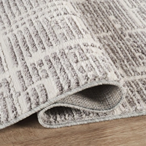  Kaşmir Halı 7/24 İskandinav Sten Gri 200x290 cm görseli 4