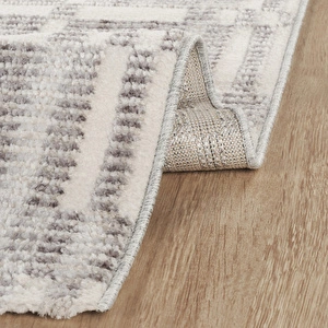  Kaşmir Halı 7/24 İskandinav Velar Gri 80x150 cm görseli 6