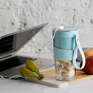 Cookplus Blue Taşınabilir Şarjlı Smoothie Blender görseli 3