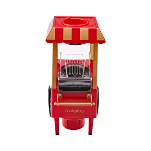 Cookplus Mutfaksever Kırmızı Mısır Patlatma Popcorn Makinesi görseli 5