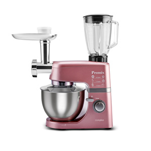 Cookplus Promix Ef802 Stand Mikser  Mutfak Şefi, Et Kıyma Makinesi ve Smoothie Blender Pink görseli 20