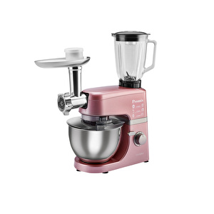 Cookplus Promix Ef802 Stand Mikser  Mutfak Şefi, Et Kıyma Makinesi ve Smoothie Blender Pink görseli 21