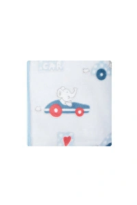 Karaca Home Mavi My Car Bebek Soft İspanyol Battaniye görseli 4