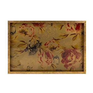 Karaca Home Luneta Multicolor Kare Tepsi 40x40 cm görseli 1